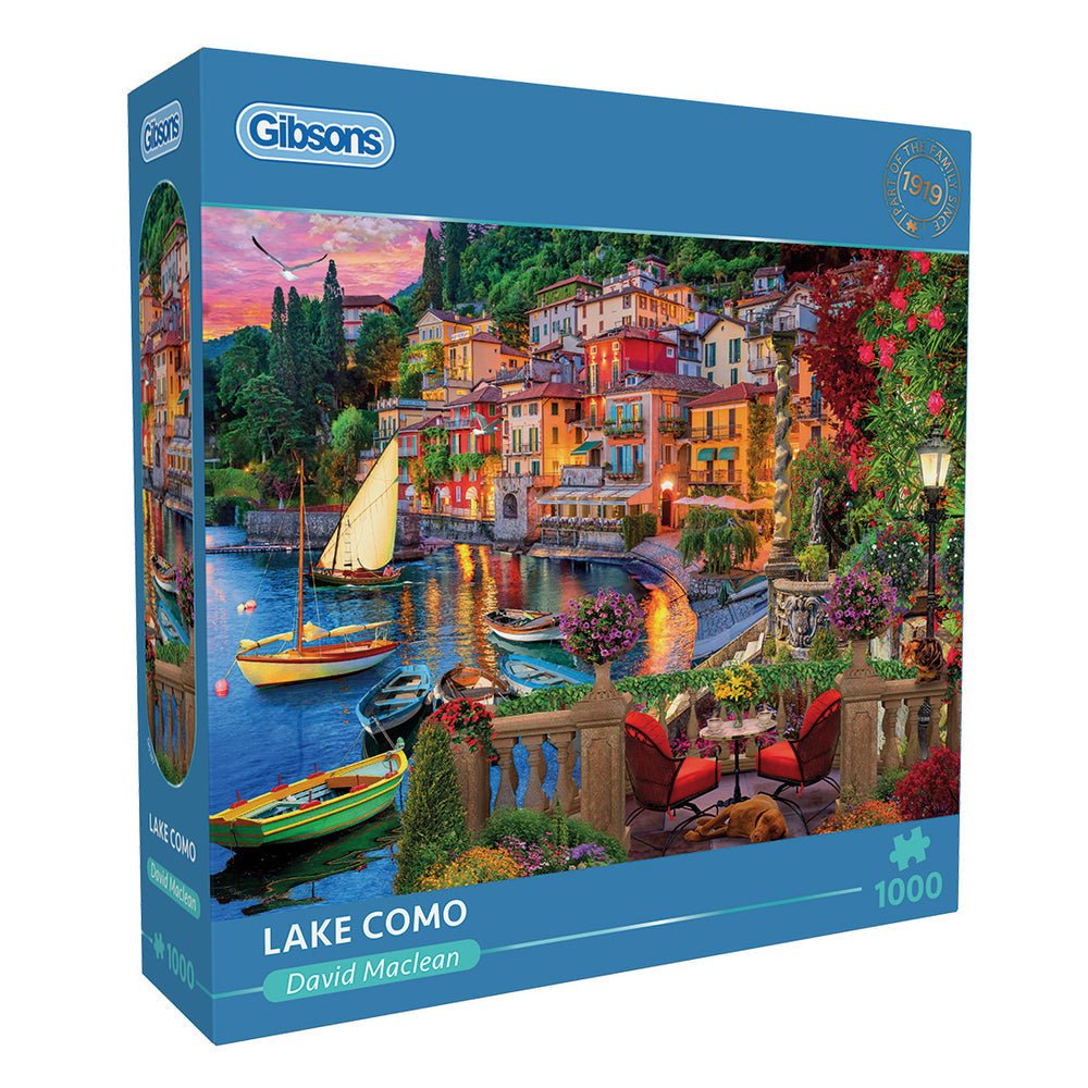 Lake Como Gibsons 1000 darabos kirakó puzzle (G - G6387 5012269063875) - puzzlegarden