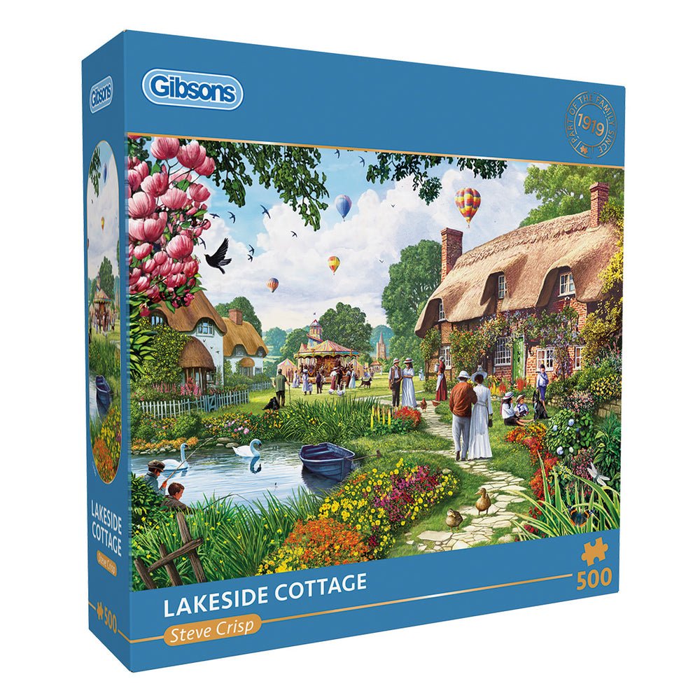 Lakeside Cottage Gibsons 500 darabos kirakó puzzle (G - G3156 5012269031560) - puzzlegarden