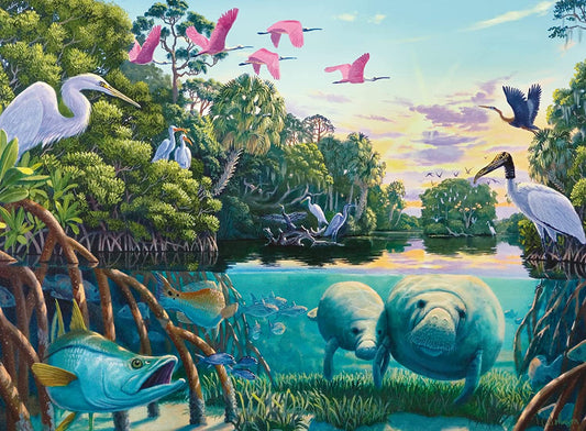 Lamantinok Ravensburger 500 darabos kirakó puzzle (RA - 16943) - puzzlegarden
