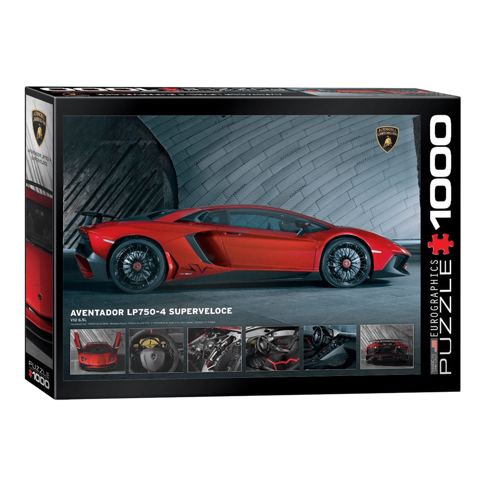 Lamborghini Aventador LP750-4 Superveloce Eurographics 1000 darabos kirakó puzzle (EUR-6000-0871) - puzzlegarden