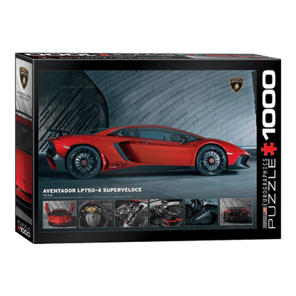 Lamborghini Aventador LP750-4 Superveloce Eurographics 1000 darabos kirakó puzzle (EUR-6000-0871) - puzzlegarden