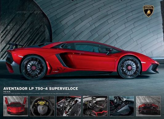 Lamborghini Aventador LP750-4 Superveloce Eurographics 1000 darabos kirakó puzzle (EUR-6000-0871) - puzzlegarden