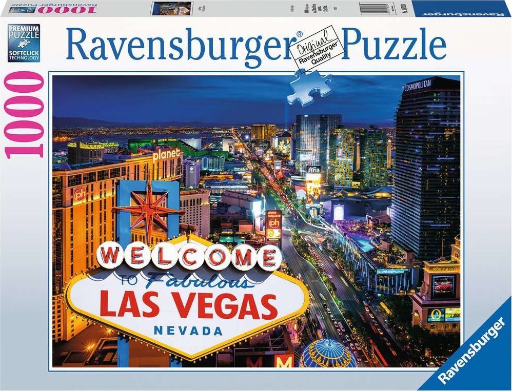 Las Vegas Ravensburger 1000 darabos kirakó puzzle (RA-16723 4005556167234) - puzzlegarden