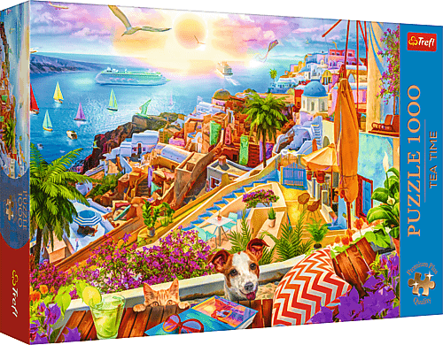 Látogass Santorini - ra Trefl 1000 darabos kirakó puzzle (TR - 10842 5900511108422) - puzzlegarden