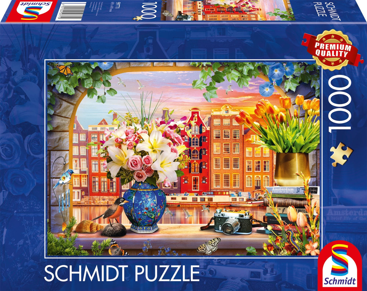 Látogatás Amszterdamban Schmidt 1000 darabos kirakó puzzle (SCH-59771 4001504597719) - puzzlegarden