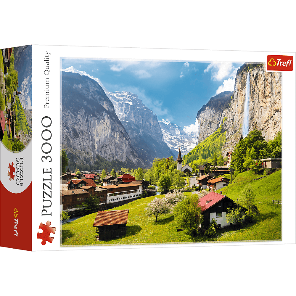 Lauterbrunnen, Svájc Trefl 3000 darabos kirakó puzzle (TR-33076) - puzzlegarden
