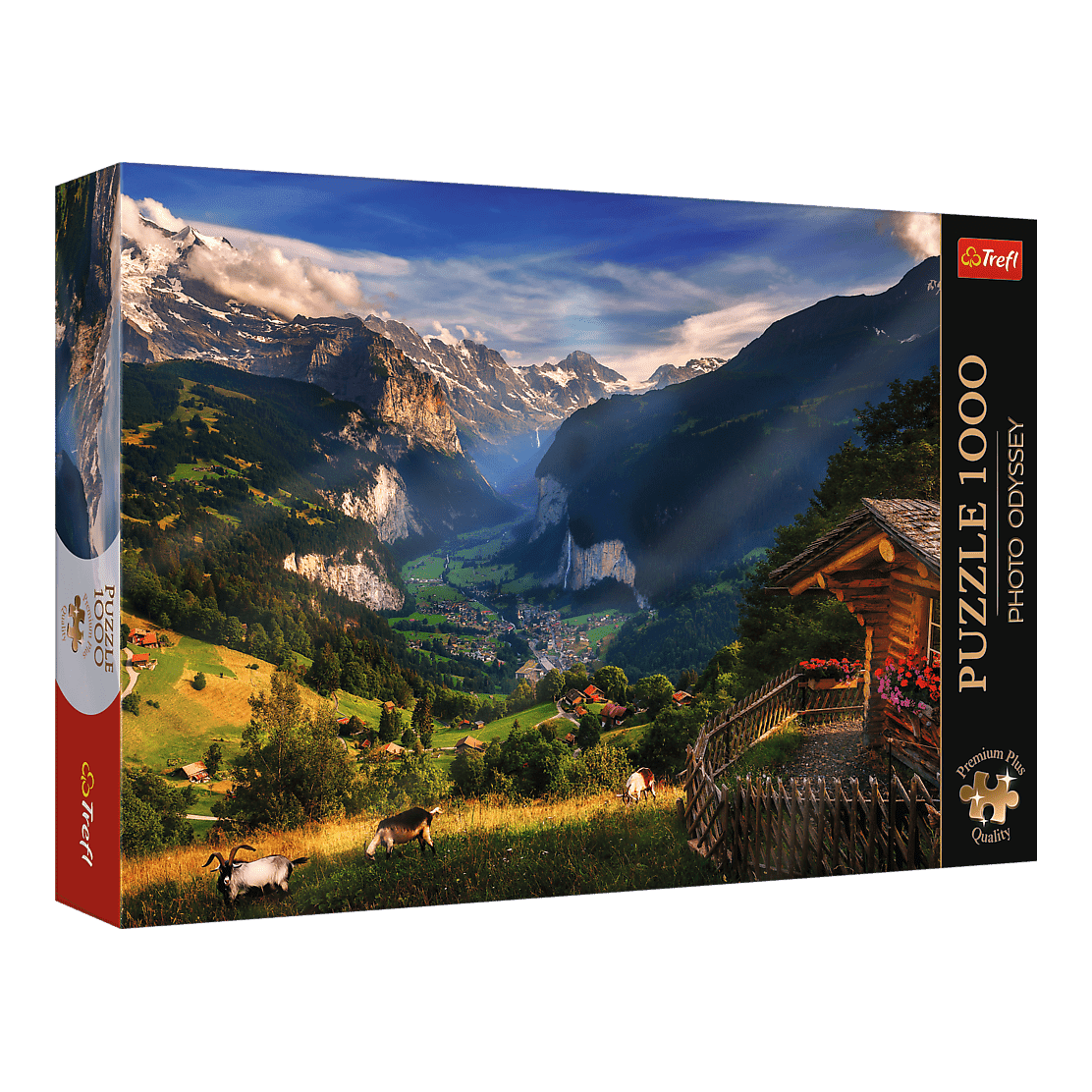 Lauterbrunnen-völgy, Svájc Trefl 1000 darabos kirakó puzzle (TR-10821) - puzzlegarden