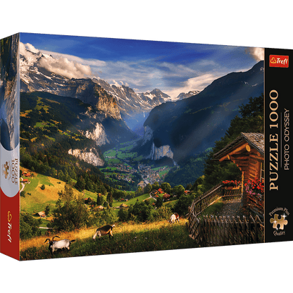 Lauterbrunnen - völgy, Svájc Trefl 1000 darabos kirakó puzzle (TR - 10821 5900511108217) - puzzlegarden