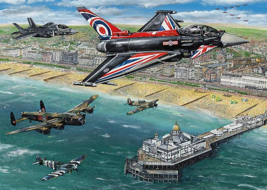 Légibemutató Eastbourne felett Gibsons 1000 darabos kirakó puzzle (G - G6413) - puzzlegarden