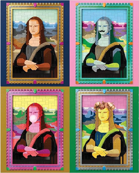 LEGO remekmű - Mona Lisa Galison 1000 darabos kirakó puzzle (GA - 9781797230856 9781797230856) - puzzlegarden