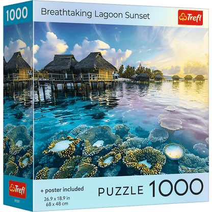 Lélegzetelállító lagúna Trefl 1000 darabos kirakó puzzle (TR-USA_99287) - puzzlegarden
