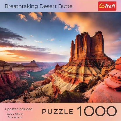 Lélegzetelállító sivatagi tanúhegy Trefl 1000 darabos kirakó puzzle (TR-USA_99297) - puzzlegarden