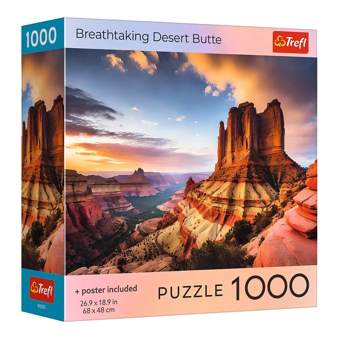 Lélegzetelállító sivatagi tanúhegy Trefl 1000 darabos kirakó puzzle (TR-USA_99297) - puzzlegarden