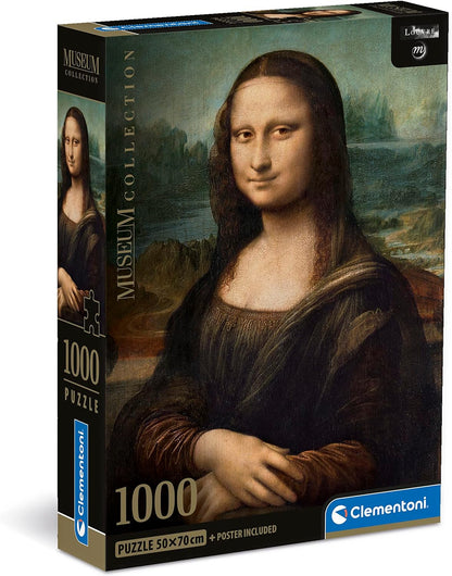 Leonardo Da Vinci - Mona Lisa Clementoni 1000 darabos kirakó puzzle (CL-39708 8005125397082) - puzzlegarden