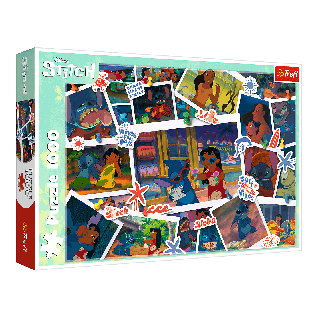 Lilo & Stitch - Kedves Emlékek Trefl 1000 darabos kirakó puzzle (TR-10882) - puzzlegarden