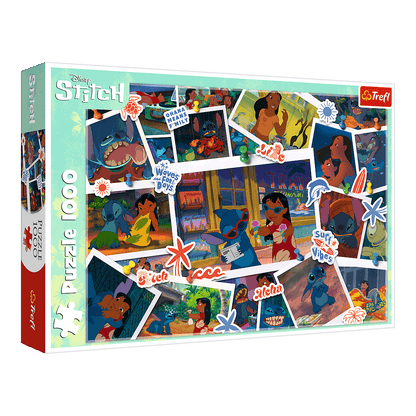 Lilo & Stitch - Kedves Emlékek Trefl 1000 darabos kirakó puzzle (TR-10882) - puzzlegarden