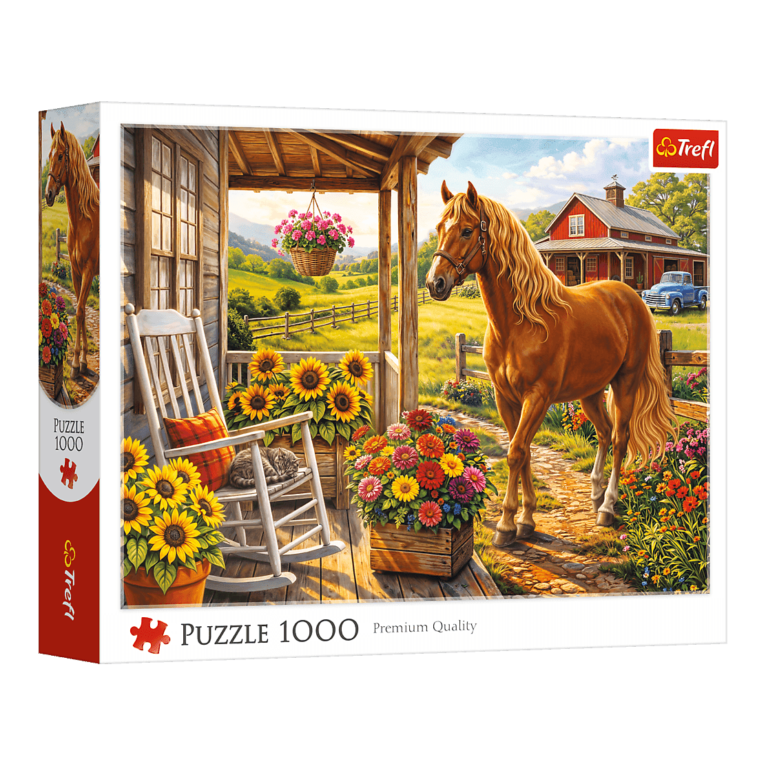 Ló a farmon Trefl 1000 darabos kirakó puzzle (TR-10991) - puzzlegarden