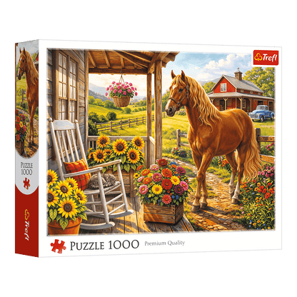 Ló a farmon Trefl 1000 darabos kirakó puzzle (TR-10991) - puzzlegarden