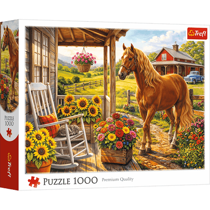 Ló a farmon Trefl 1000 darabos kirakó puzzle (TR-10991) - puzzlegarden