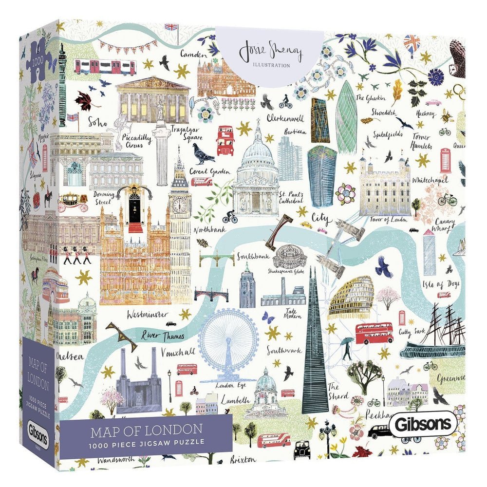 London térkép Gibsons 1000 darabos kirakó puzzle (G - G6606) - puzzlegarden