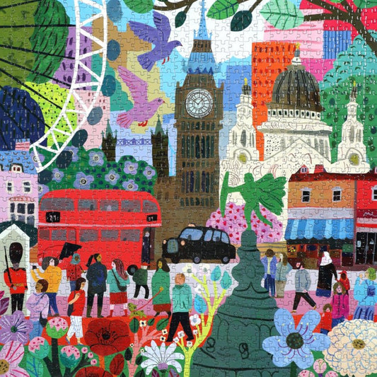 Londoni élet Eeboo 1000 darabos kirakó puzzle (EB-PZTLDL 689196510762) - puzzlegarden
