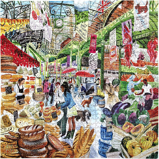 Londoni Piac Eeboo 1000 darabos kirakó puzzle (EB - PZTLNM 689196521355) - puzzlegarden