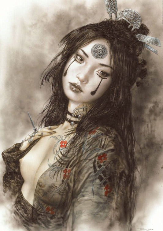 Luis Royo - Dead Moon - Jakuza Lány Educa 1000 darabos kirakó puzzle (ED - 19267) - puzzlegarden