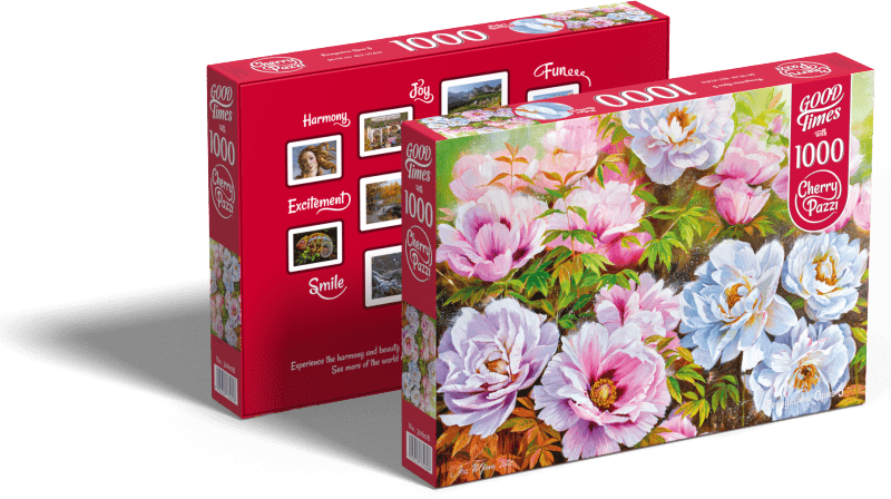 Bazsarózsa bokor 1000 darabos CherryPazzi puzzle kirakó (30608)