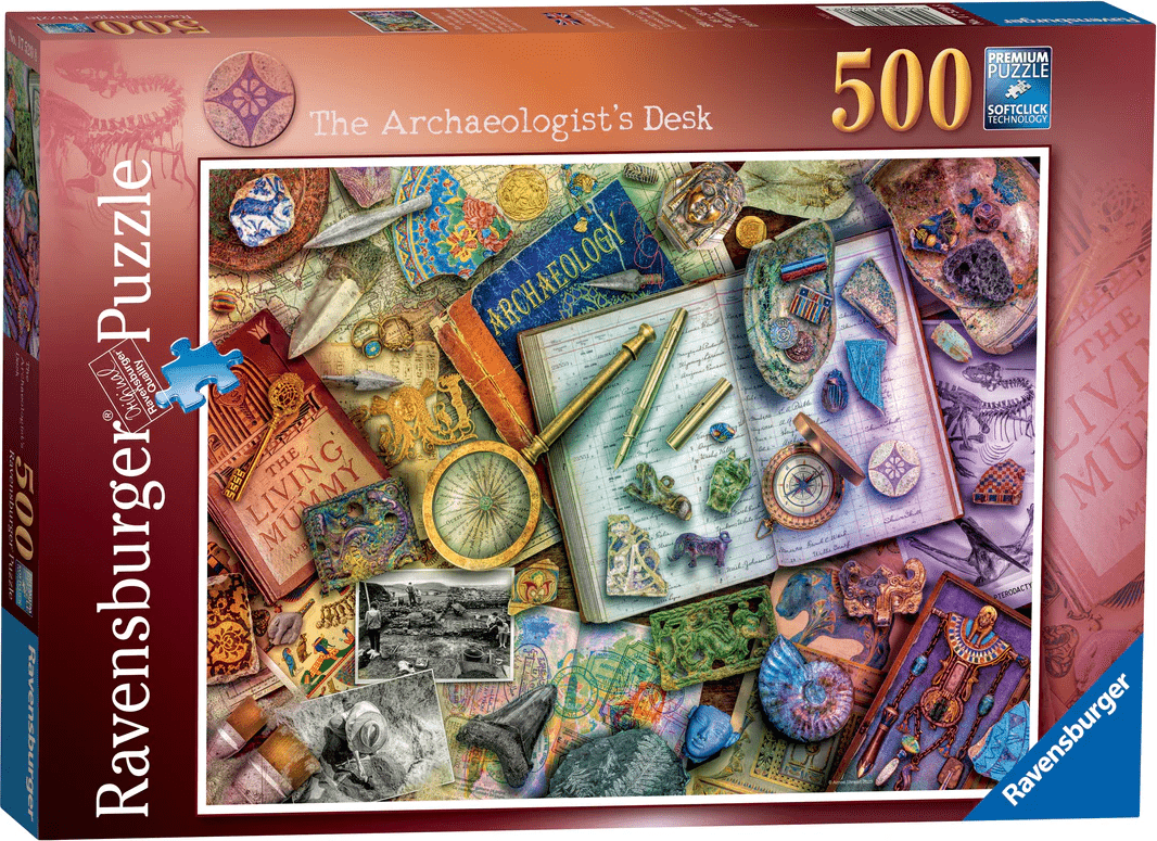 A Régész Asztala Ravensburger 500 darabos kirakó puzzle (RA-17520 4005556175208) - puzzlegarden