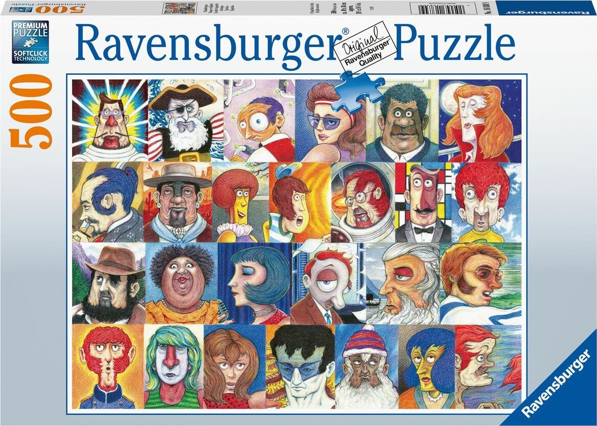 Arcok ABC Ravensburger 500 darabos kirakó puzzle (RA-16830 4005556168309) - puzzlegarden