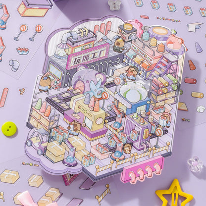 Maciálom - gyár - matricajelenet Simno 1 darabos kirakó puzzle (SN-6941776325215) - puzzlegarden