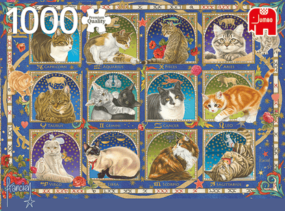 Macska Horoszkóp Jumbo 1000 darabos kirakó puzzle (JU-18853 8710126188538) - puzzlegarden