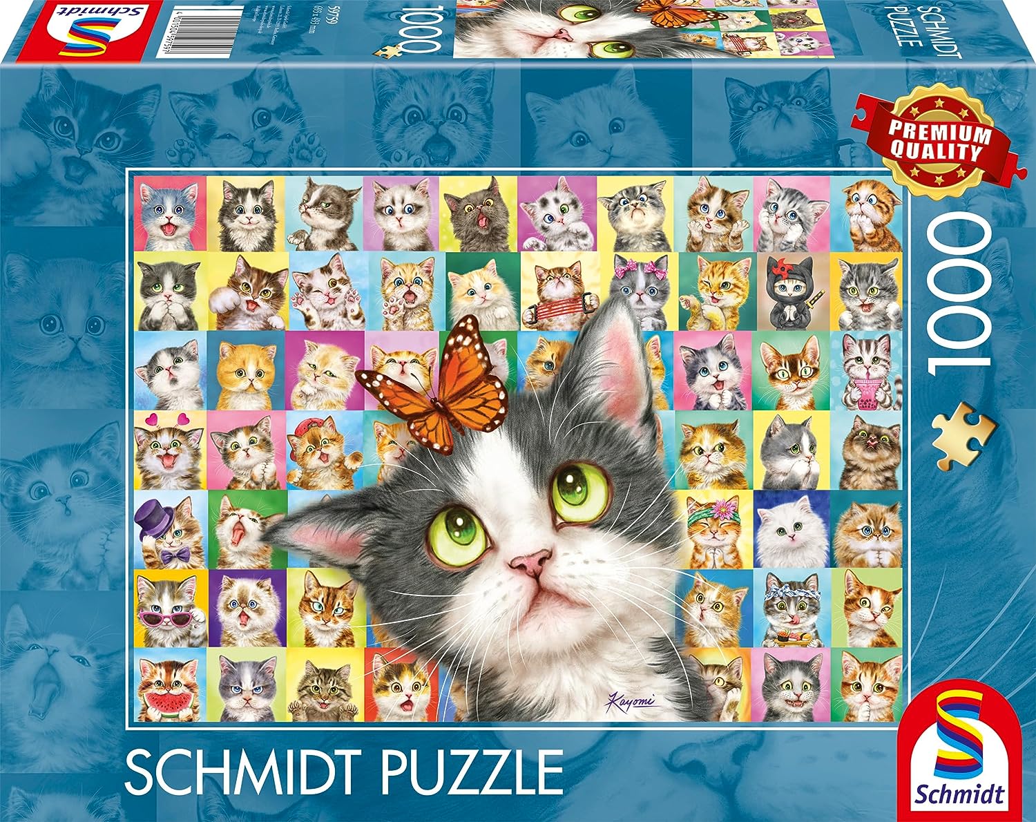 Macska Pofik Schmidt 1000 darabos kirakó puzzle (SCH-59759 4001504597597) - puzzlegarden