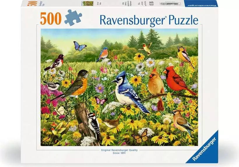 Madarak a tisztáson Ravensburger 500 darabos kirakó puzzle (RA-12000336) - puzzlegarden