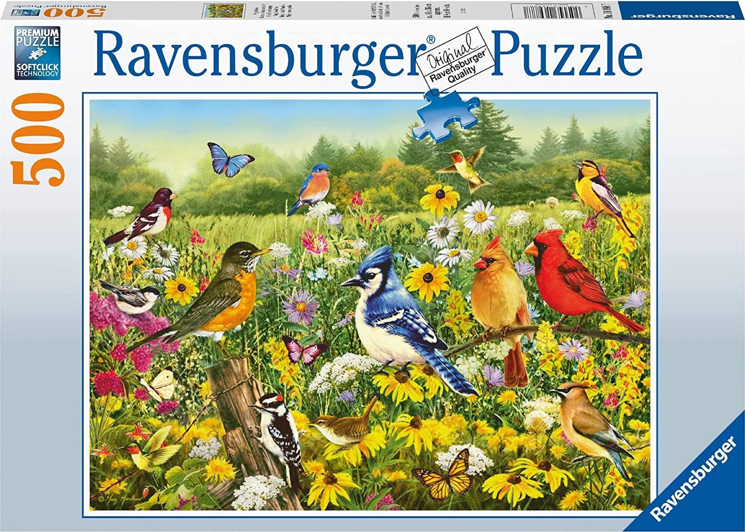 Madarak a tisztáson Ravensburger 500 darabos kirakó puzzle (RA-16988 4005556169887) - puzzlegarden