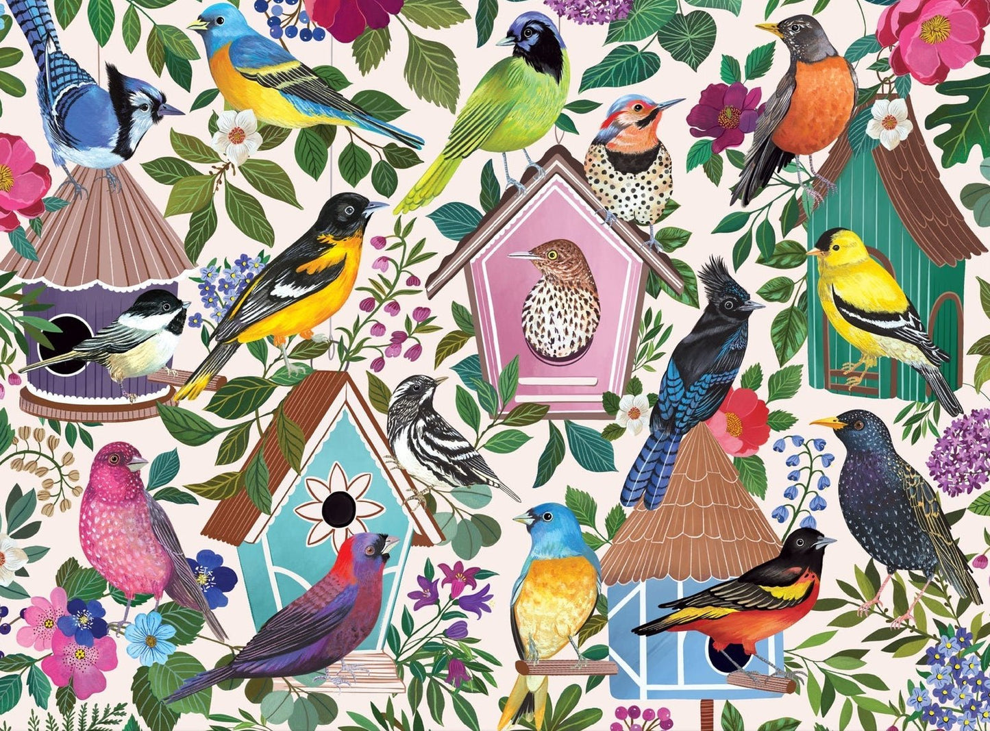 Madárházikók utcája Galison 1000 darabos kirakó puzzle (GA-9780735384644) - puzzlegarden