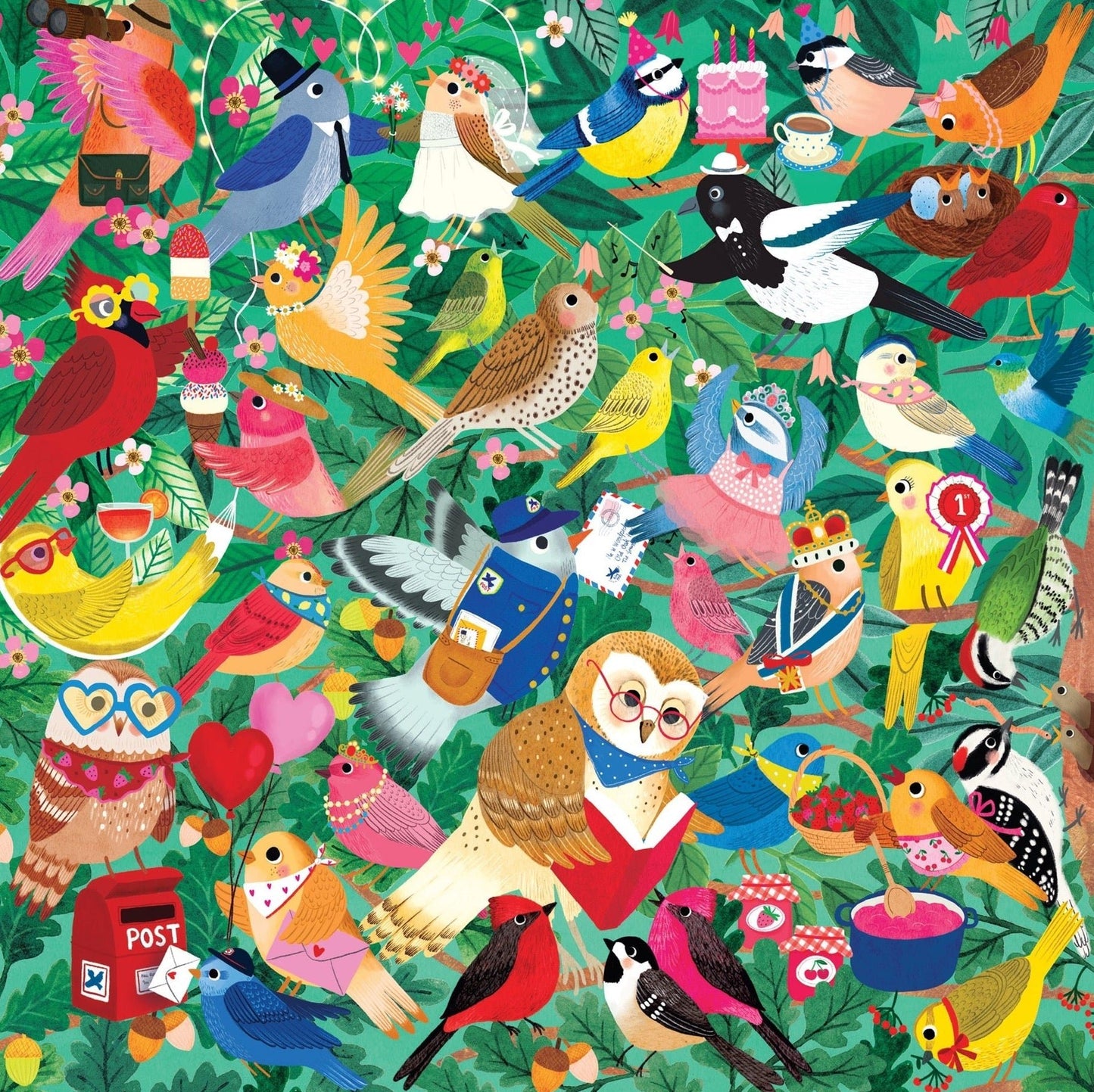 Madárkák Mindennapjai Mudpuppy 500 darabos kirakó puzzle (GA-9780735385269) - puzzlegarden