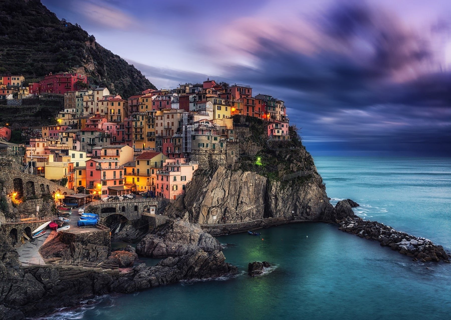 Manarola Alkonyatkor ENJOY 1000 darabos kirakó puzzle (EN-1077 5949194010776) - puzzlegarden