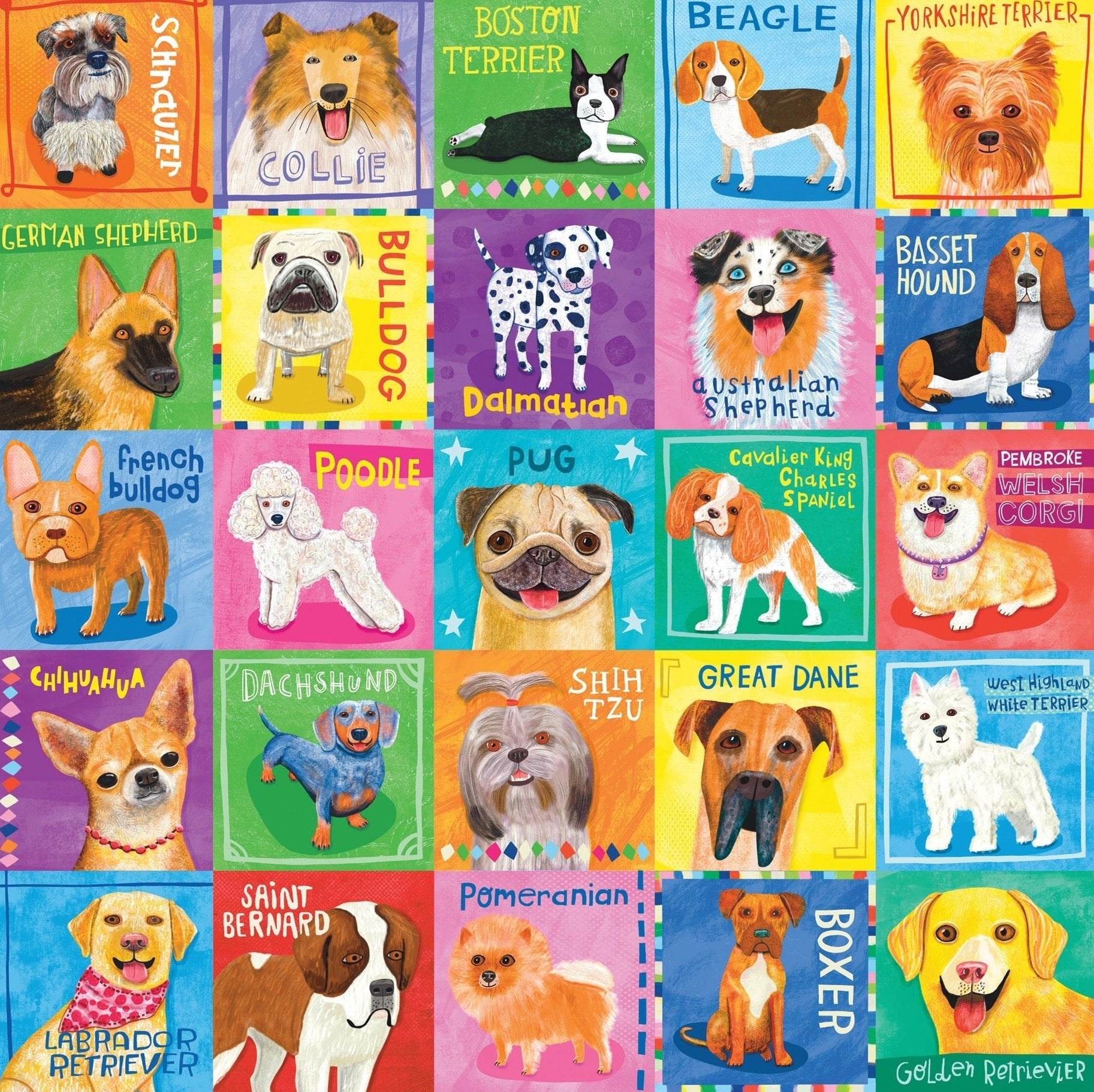 Mancsos portrék Galison 500 darabos kirakó puzzle (GA-9780735386235) - puzzlegarden