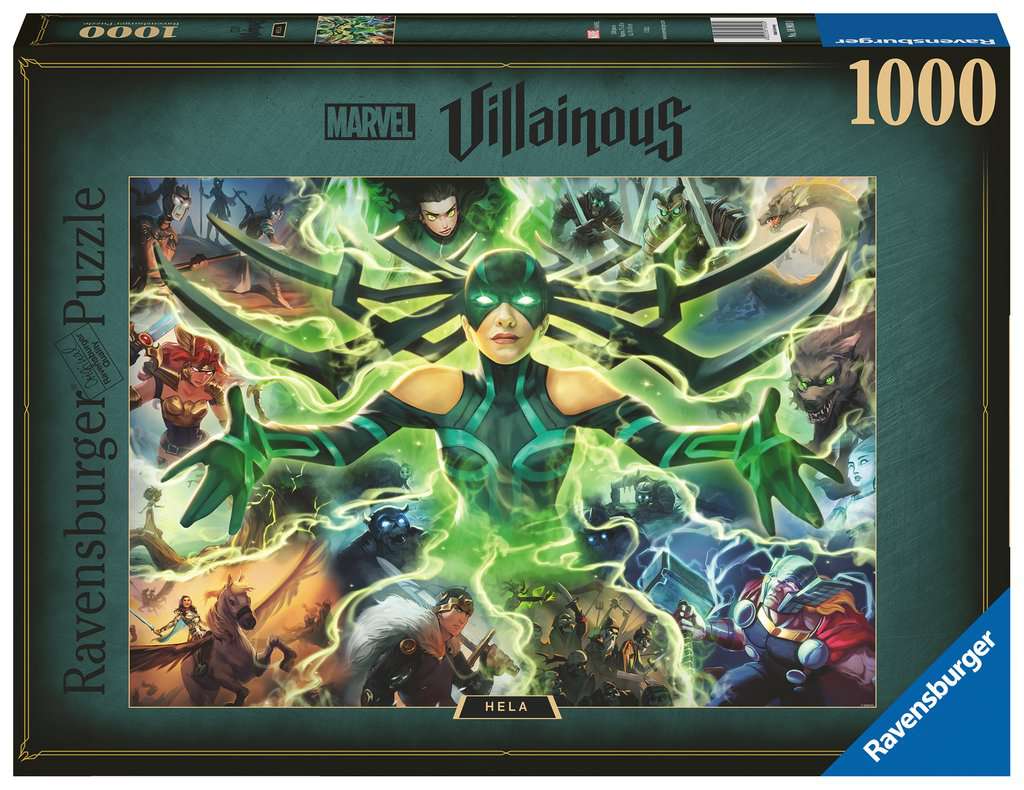 Marvel Villainous - Hela Ravensburger 1000 darabos kirakó puzzle (RA-16903 4005556169030) - puzzlegarden