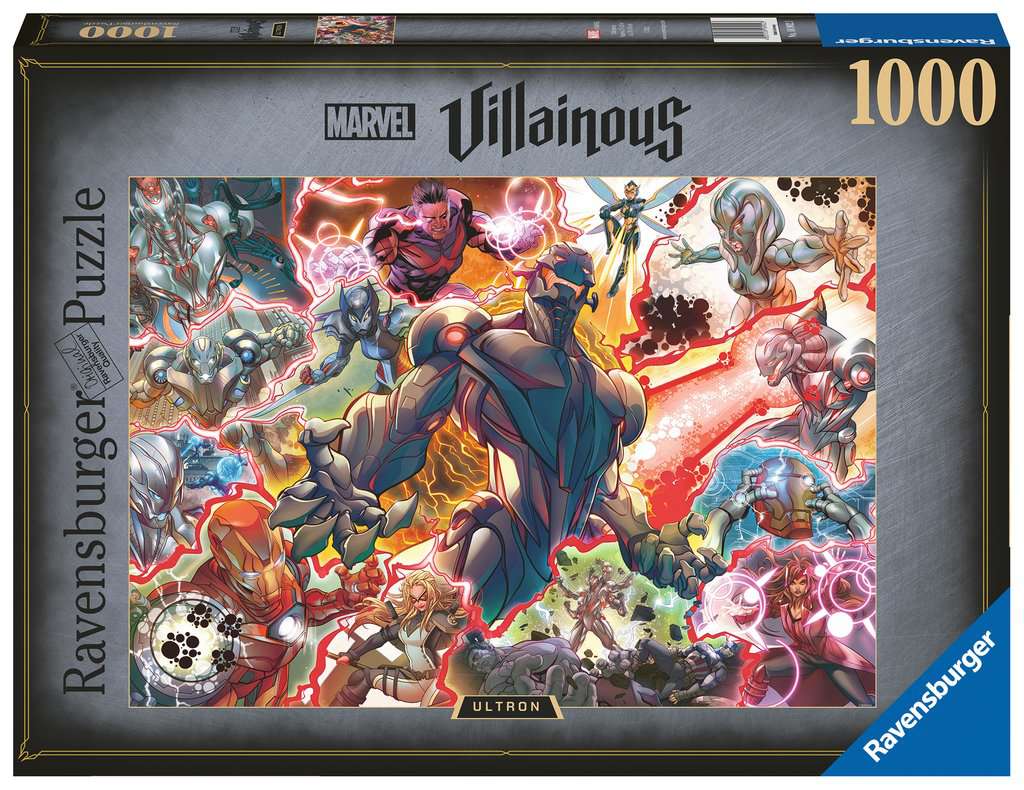 Marvel Villainous - Ultron Ravensburger 1000 darabos kirakó puzzle (RA-16902 4005556169023) - puzzlegarden