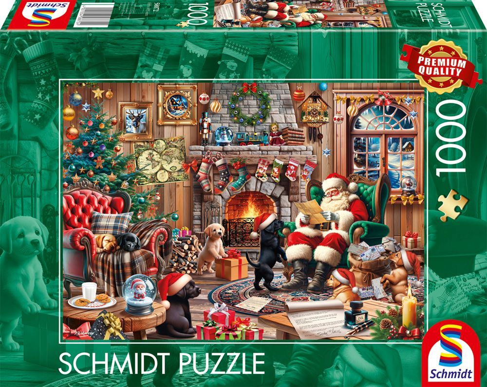 Meghitt karácsony Schmidt Spiele 1000 darabos kirakó puzzle (SCH-58872) - puzzlegarden