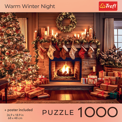 Meleg téli éj Trefl 1000 darabos kirakó puzzle (TR-USA_99283) - puzzlegarden