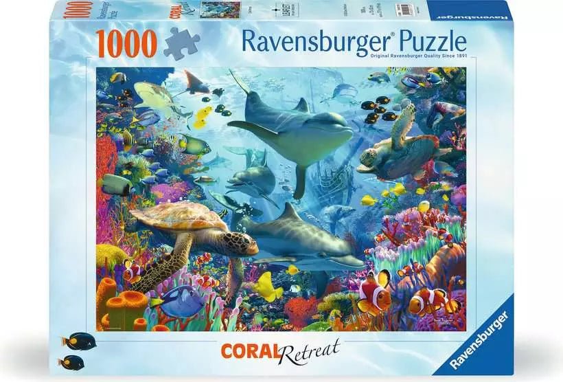 Menedék a korallok között Ravensburger 1000 darabos kirakó puzzle (RA-12001172) - puzzlegarden