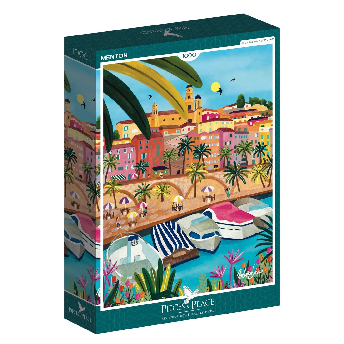 Menton Pieces & Peace 1000 darabos kirakó puzzle (PaP - 0009 3770001400099) - puzzlegarden