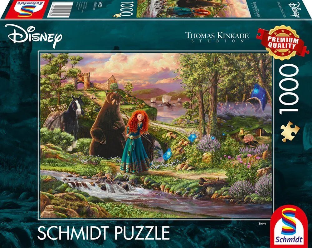 Merida - kicsit sérült doboz Schmidt Spiele 1000 darabos kirakó puzzle (SCH - 58039 4001504580391) - puzzlegarden