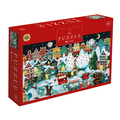 Mesebeli karácsonyi város Interdruk 1000 darabos kirakó puzzle (ID-5902277396105) - puzzlegarden