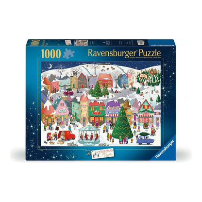 Mesés karácsonyi város Ravensburger 1000 darabos kirakó puzzle (RA-12001758) - puzzlegarden