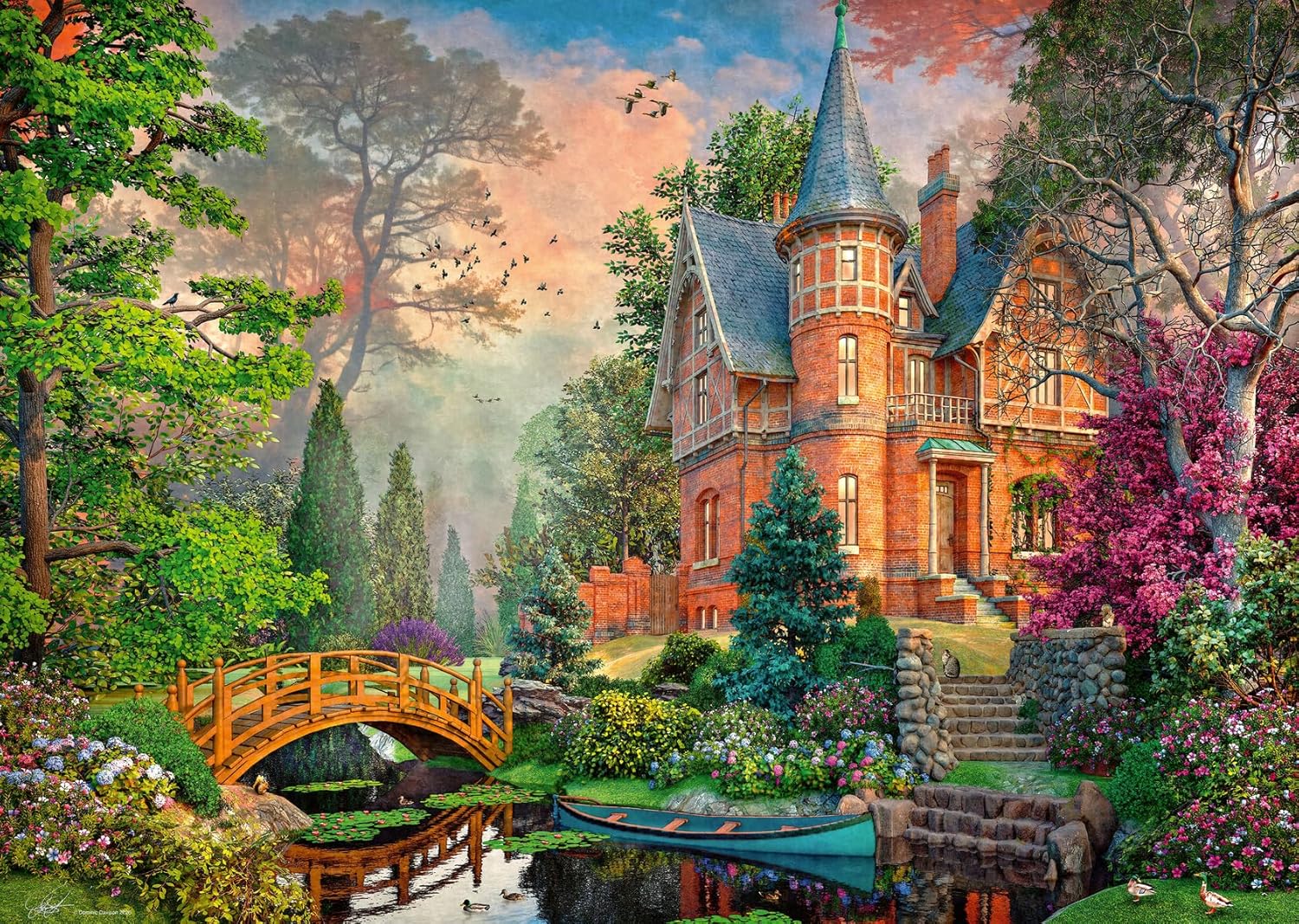 Mesés kastély Ravensburger 1000 darabos kirakó puzzle (RA-12001717) - puzzlegarden