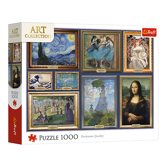 Mesterművek művészeti kollekció Trefl 1000 darabos kirakó puzzle (TR-10974) - puzzlegarden
